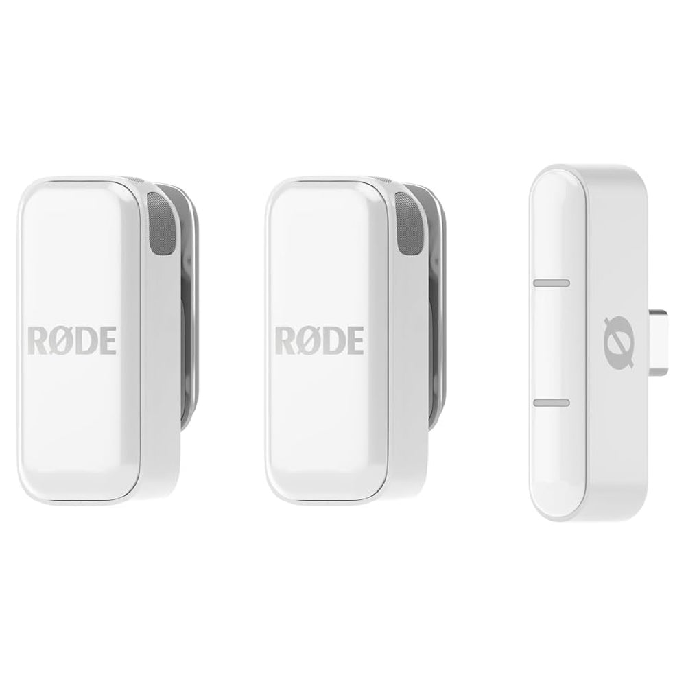 Kit micro sans fil double ultra-compact Rode USB-C blanc