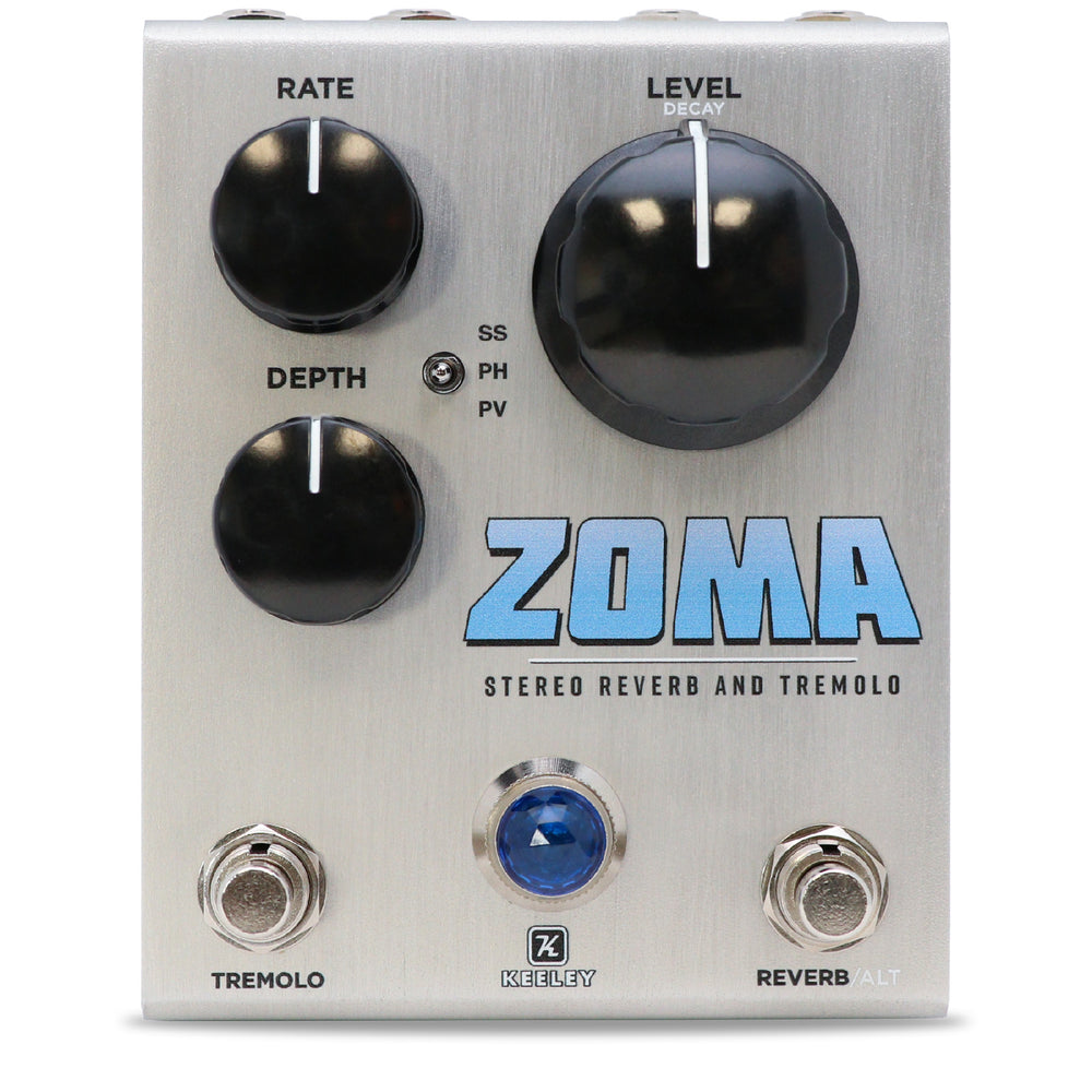 Keeley Zoma - Stereo Reverb/Tremolo Pedal