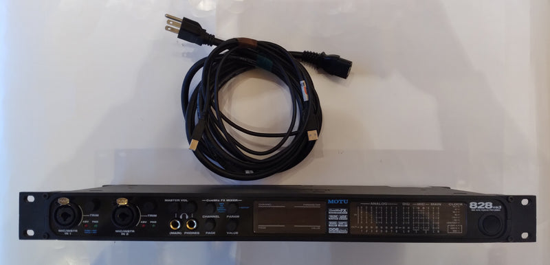 MOTU 828MK3 HYBRID SYSTEM