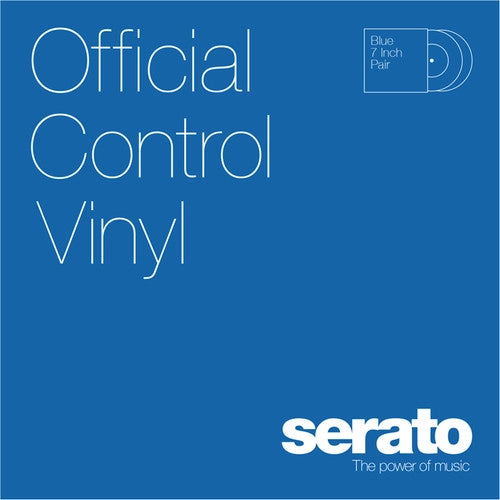 SERATO 7 INCH CONTROL VINYL BLUE (PAIR)