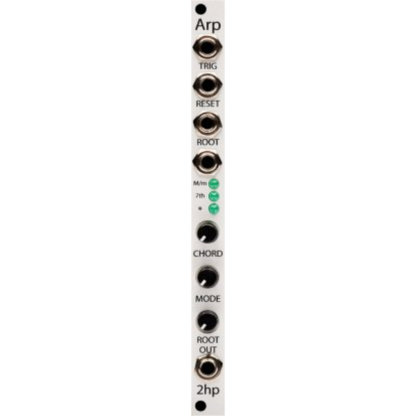 gate driven arpeggiator chord types playback modes