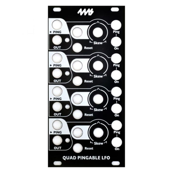 4MS QUAD PINGABLE LFO BLACK FACEPLATE
