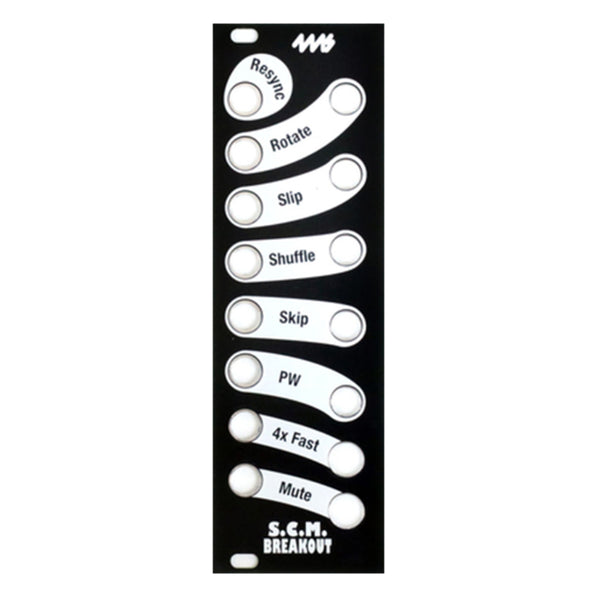 4MS SCM BREAKOUT II BLACK FACEPLATE