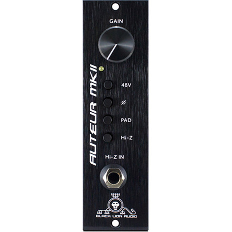 Black Lion Audio Auteur MK2 500 Series Mic Preamp