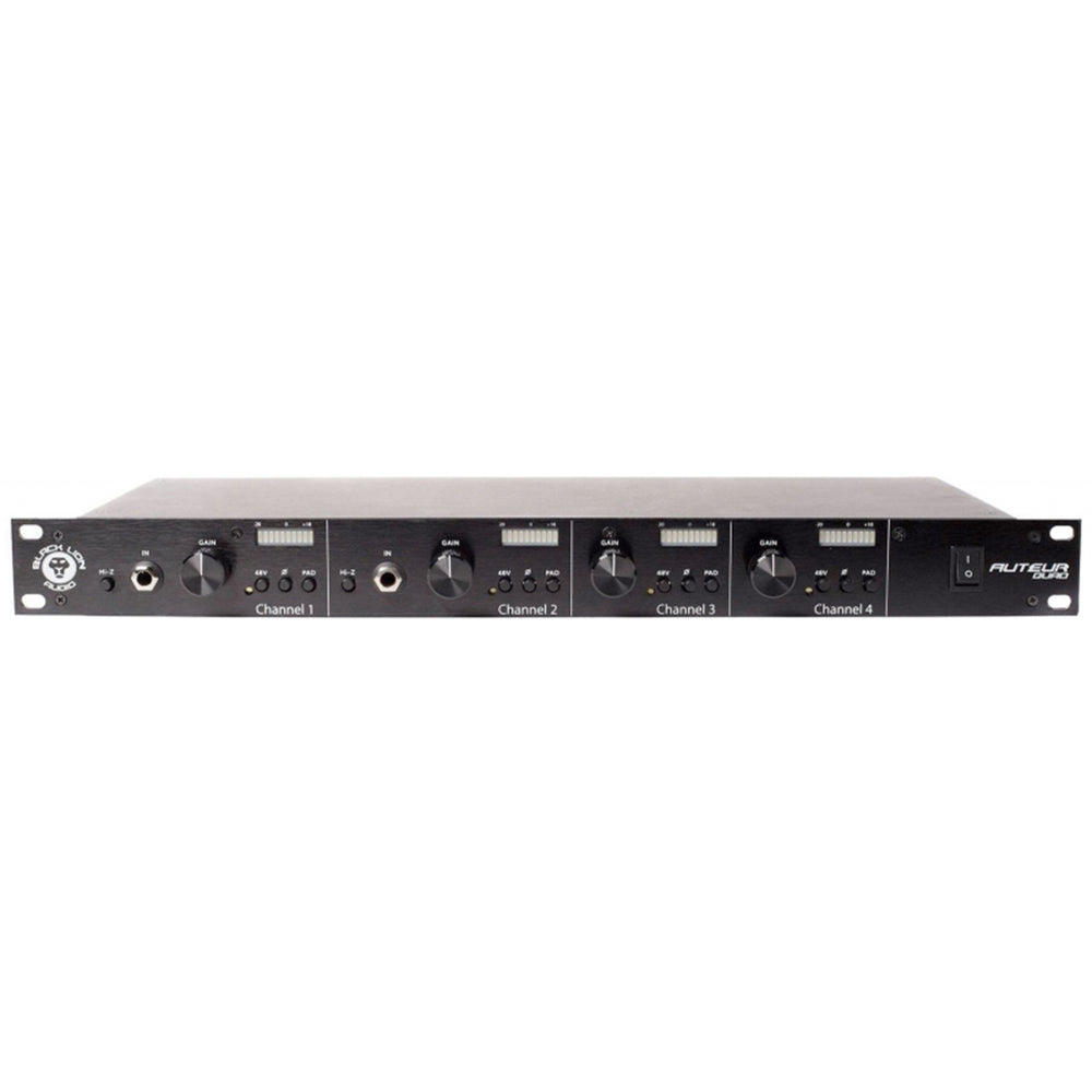 Black Lion Audio AUTEUR QUAD 4-channel Mic Preamp