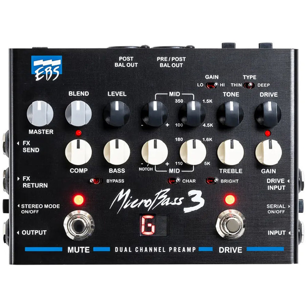 EBS Microbass 3, Professional Preamp