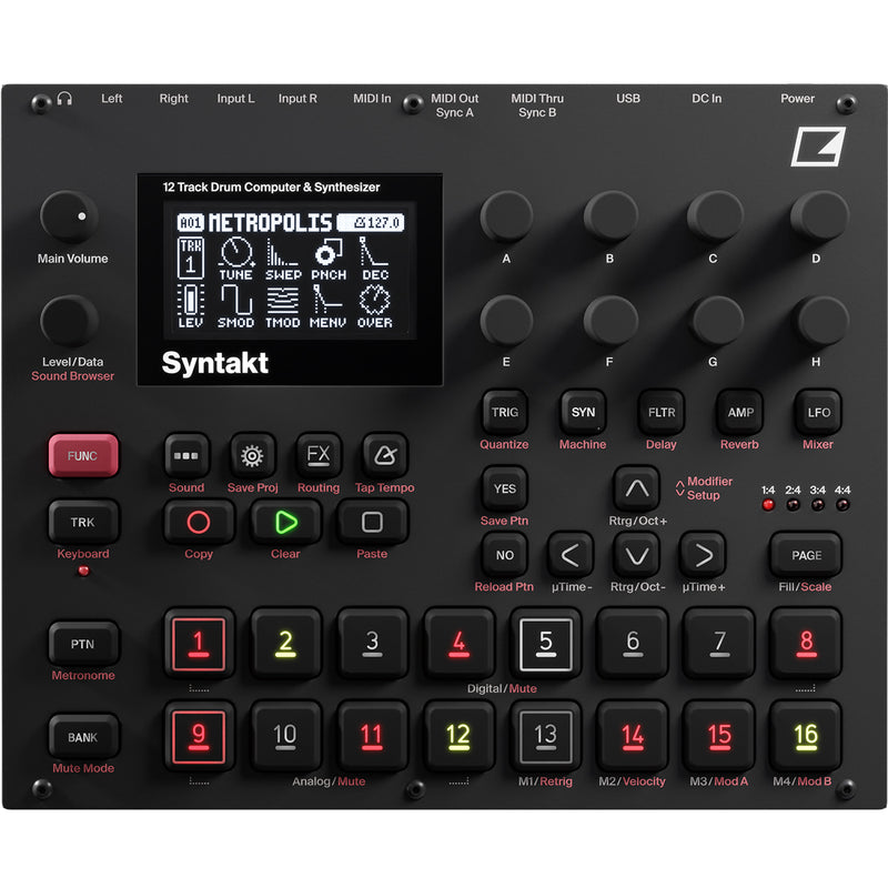 Elektron Syntakt drum computer and synthesizer