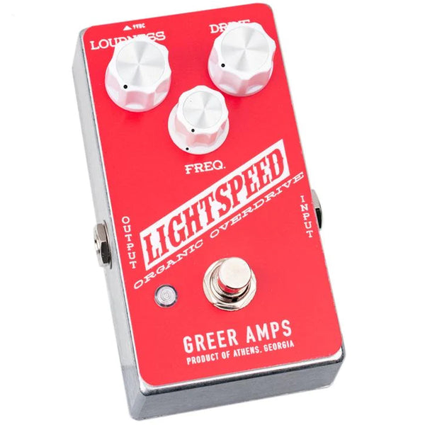 Greer Amps Lightspeed Overdrive Limited Red & White