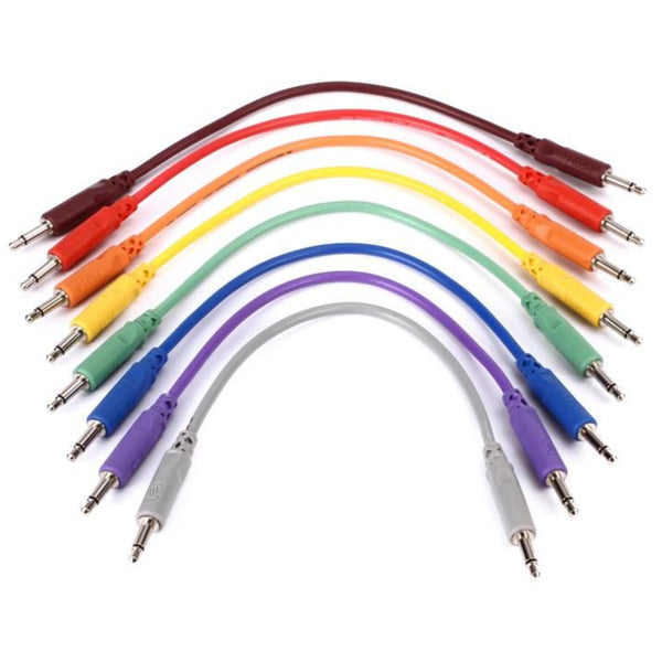HOSA CMM-815 Unbalanced Patch Cables,6'' (8-Pack)