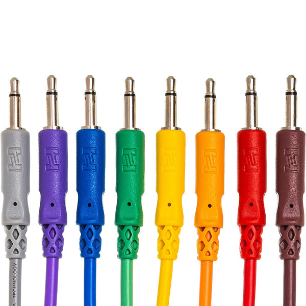 HOSA CMM-890 UNBALANCED PATCH CABLES,3 FOOT (8-PACK)