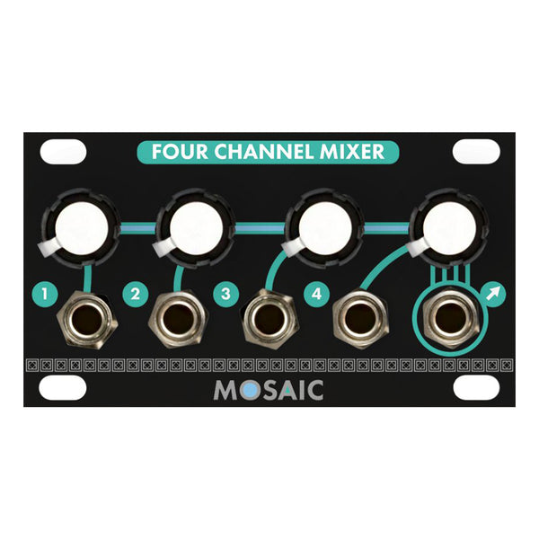 Mosaic Four Channel Mixer Black