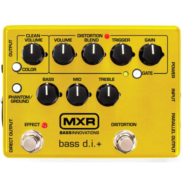 MXR Bass Di+ Special Edition Yellow