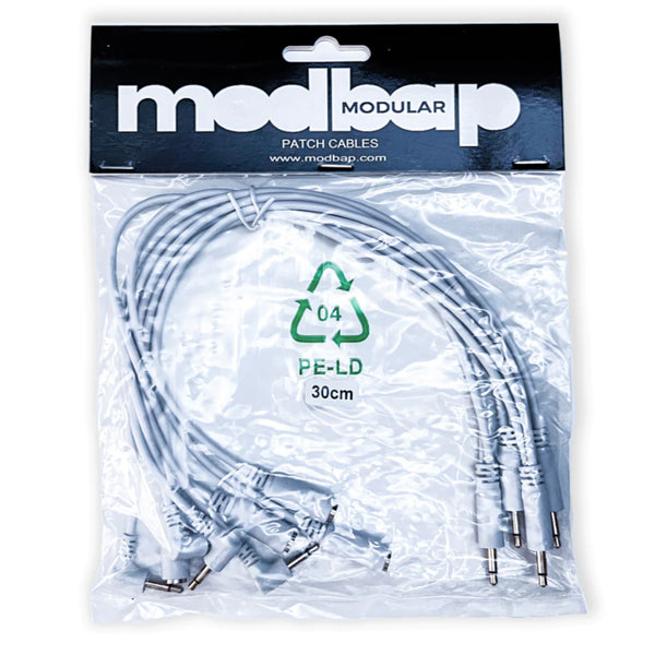 MODBAP 12" DIVVY CABLES -  4 PACK WHITE