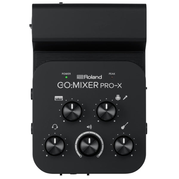 9-in/2-out Powered Audio Line Mixer with +48V Phantom Power, Input Attenuator, and 4XCAMERA App Support