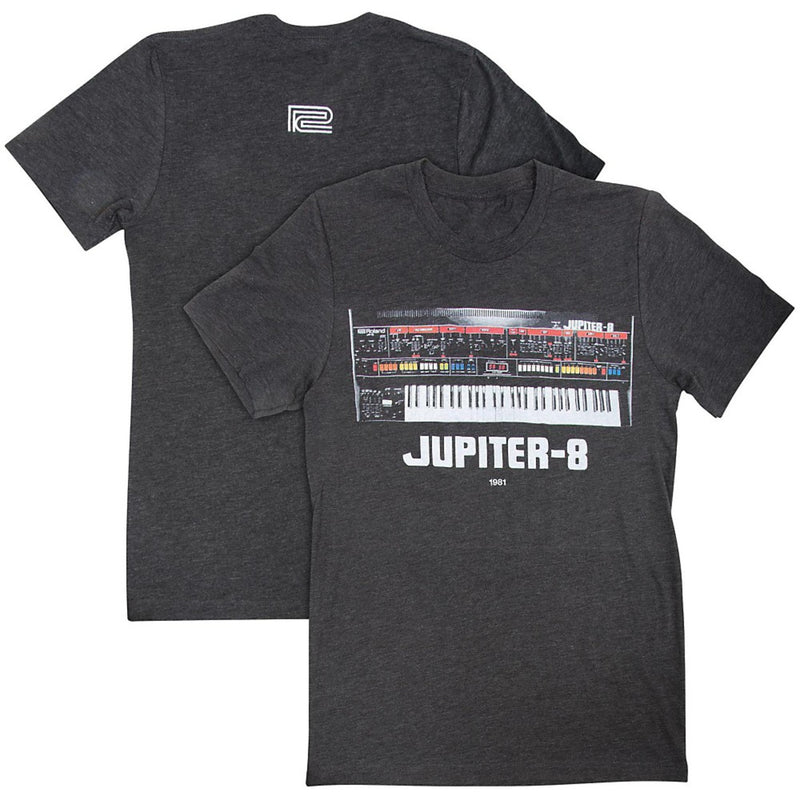 ROLAND JUPITER-8 CREW T-SHIRT XL GRIS