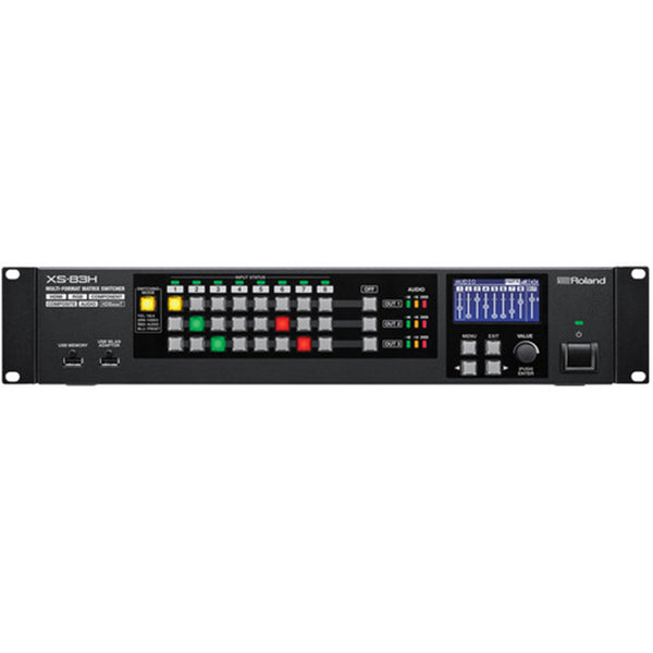 ROLAND XS-83H MULTIFORMAT AV MATRIX SWITCHER - 8 IN X 3 OUT