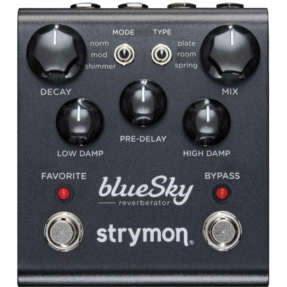 Strymon Bluesky Reverberator Pedal Midnight Edition