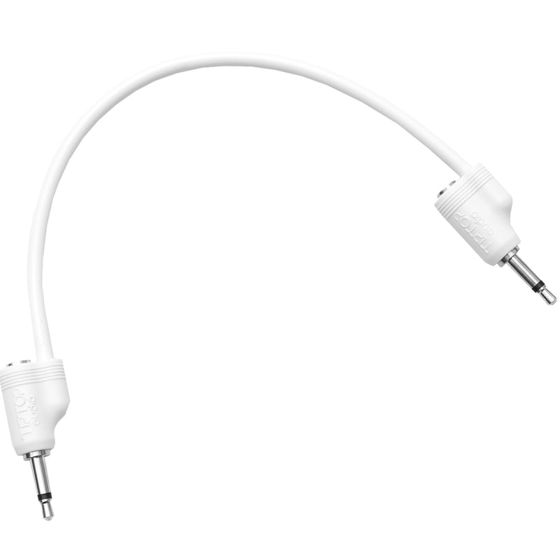 Tiptop Stackcable White 20CM Eurorack patch Cable 5 Pack