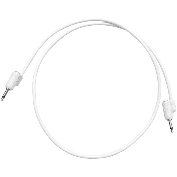 Tiptop Stackable White 75CM Eurorack patch Cable 5 Pack