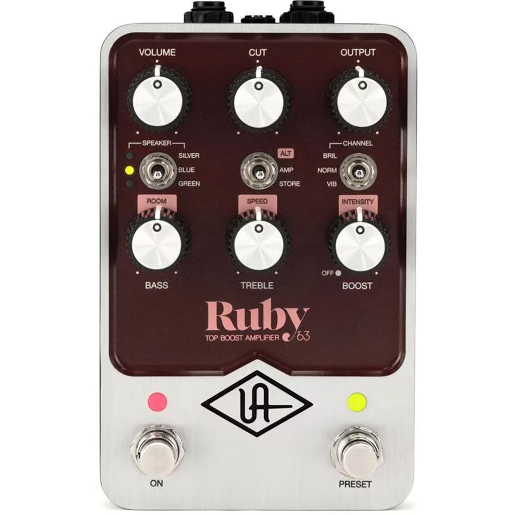 ギター Ruby Top Boost Amplifier Universal Audio UAFX Ruby '63 Top Boost Amplifier