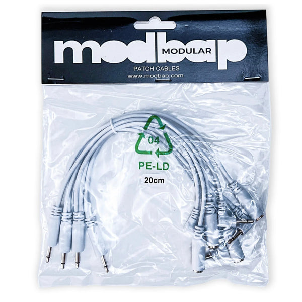 MODBAP 8" DIVVY CABLES - 4 PACK WHITE