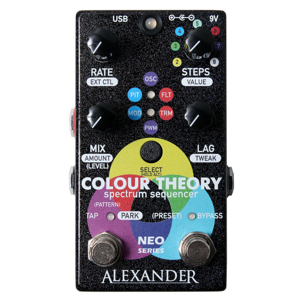 ALEXANDER PEDALS COLOUR THEORY