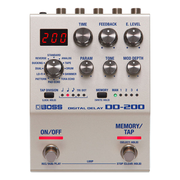 Boss DD-200 Digital Delay Pedal