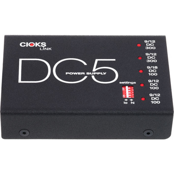 CIOKS DC5 link - 5 isolated outlets, 9, 12 and 18V DC