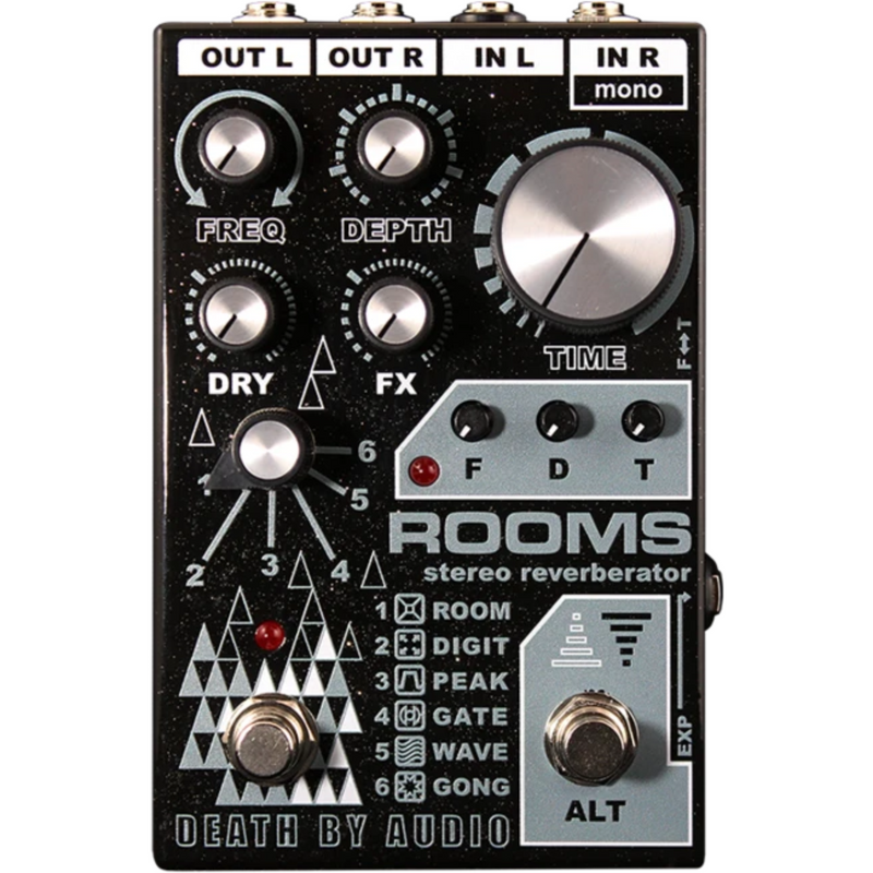 Death By Audio ROOMS Stereo Reverb Pedal