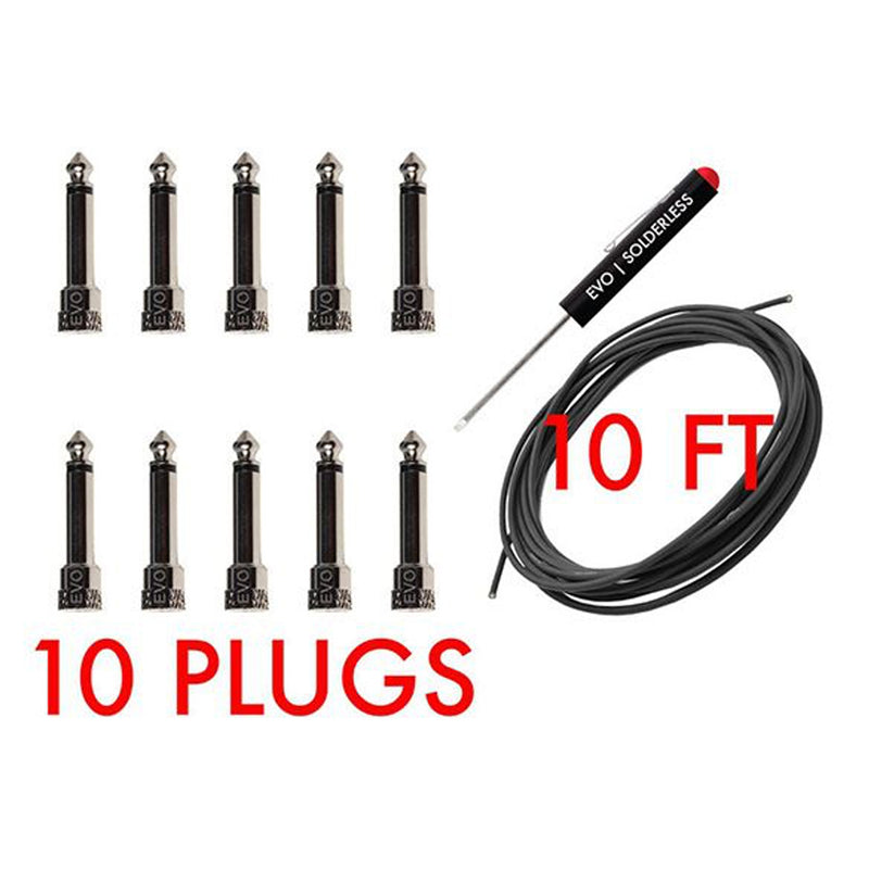 Disaster Area EVO Solderless Cable Kit 10 plugs