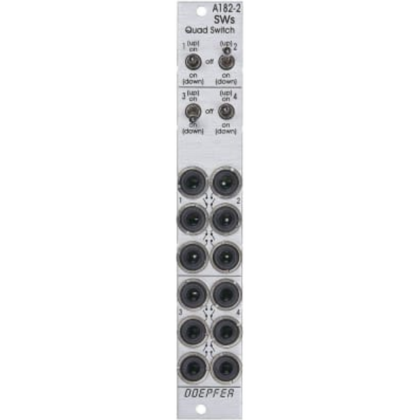 Doepfer A-182-2 Quad Switch (Slim Line)