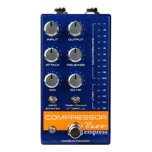 Empress Effects  Compressor Bass Blue