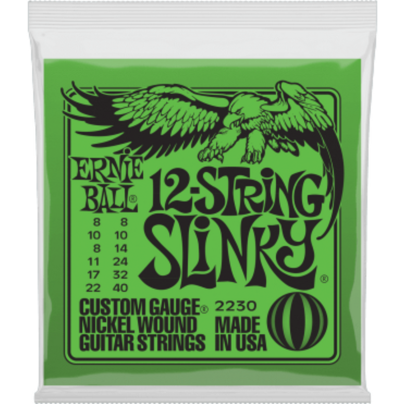 Ernie Ball 12-String Slinky Green