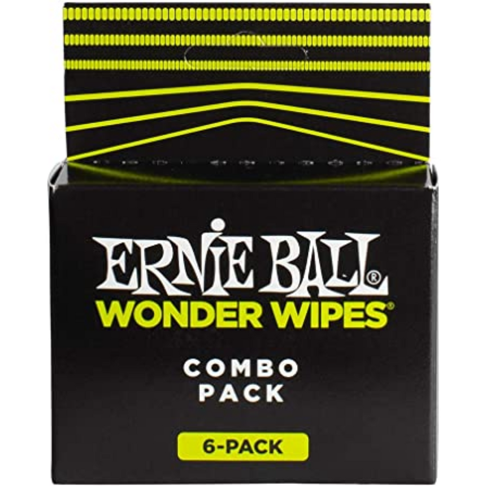 Ernie Ball EB-4277 6Pack String Cleaner Wipe