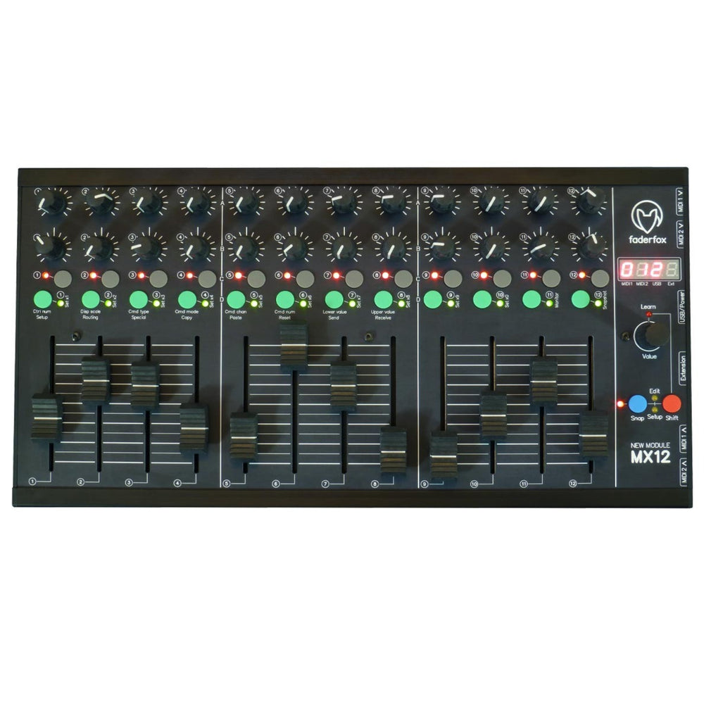 FADERFOX MX12 USB MIDI MIXER CONTROLLER