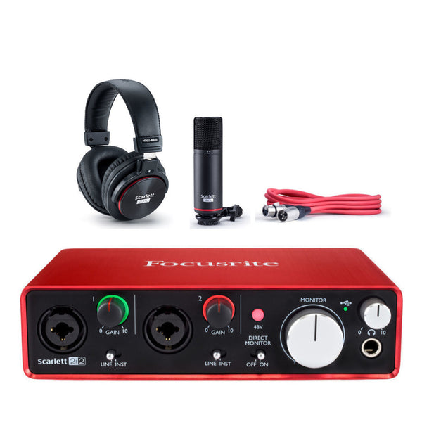 Focusrite Scarlett 2I2 STUDIO GEN 3