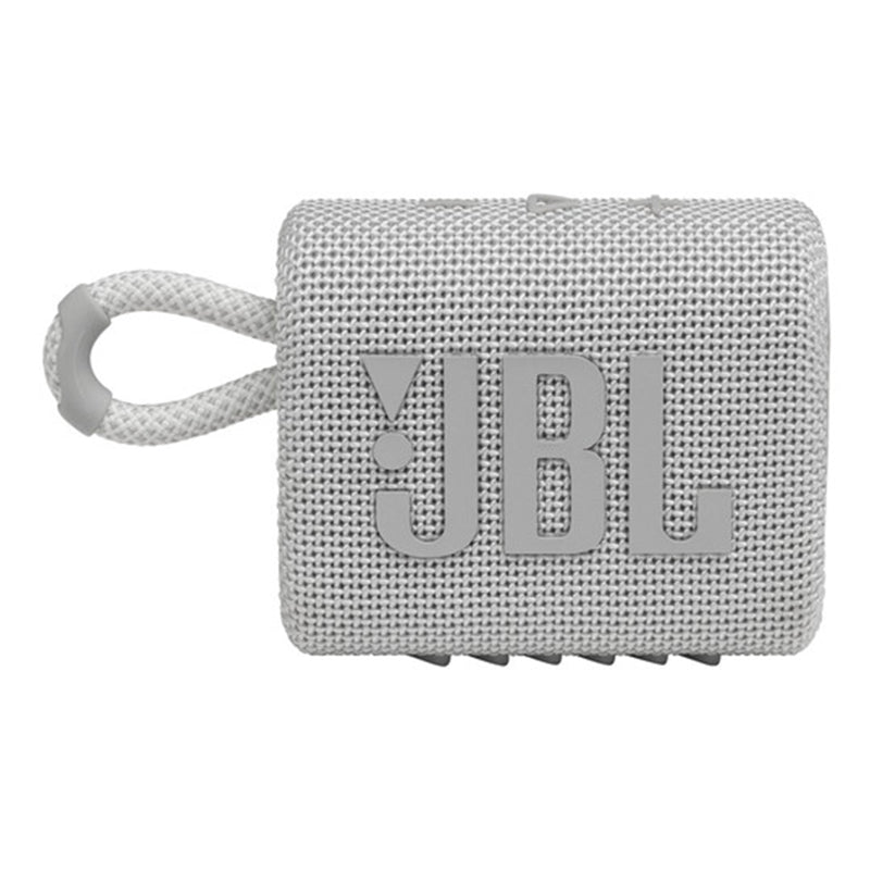 JBL GO3 White Waterproof Portable Speaker