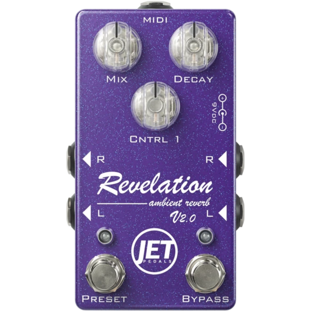 JET PEDALS REVELATION REVERB V2.0 PURPLE