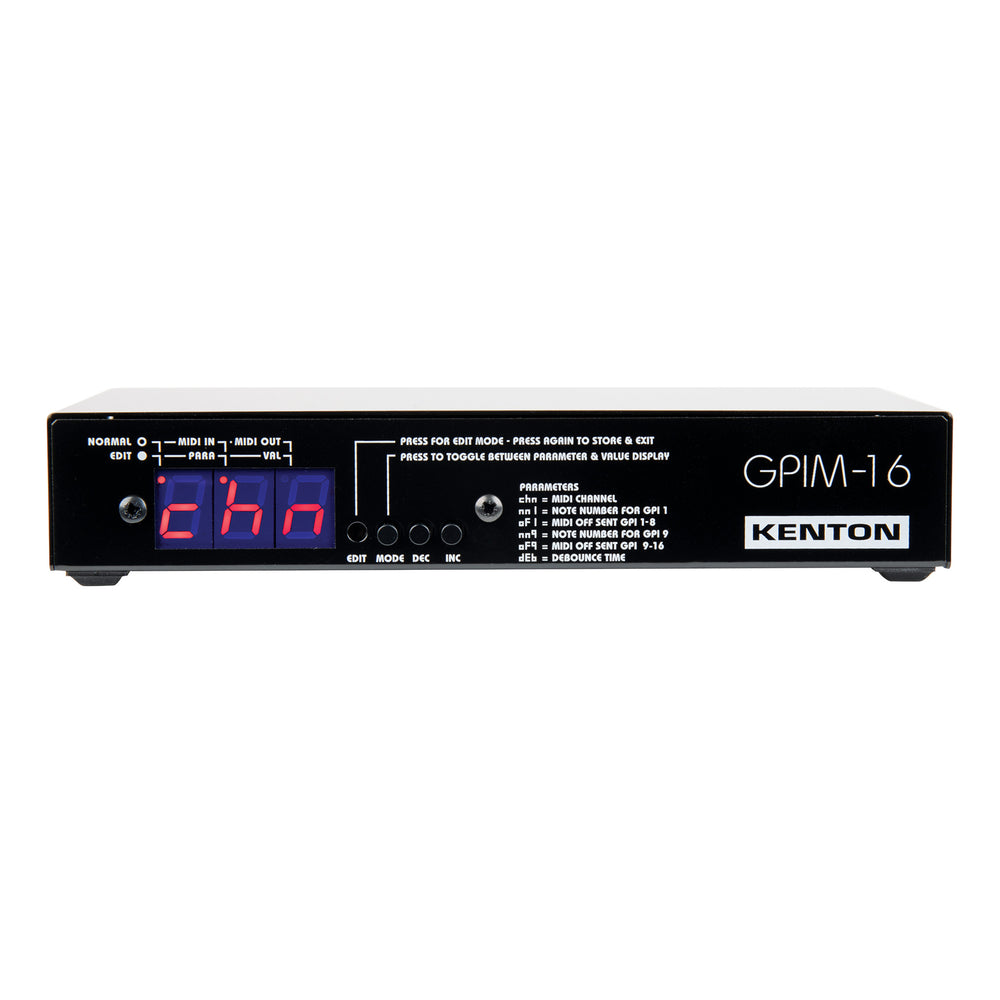 Kenton GPIM16 GPI To Midi Converter