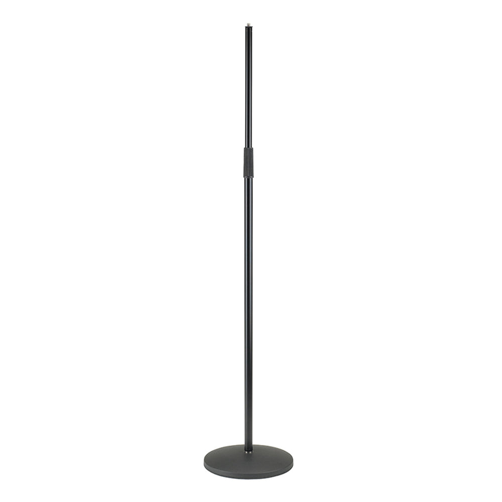 K&M 26125-BLACK MIC STAND with CLUTCH HEAVY ROUND BASE