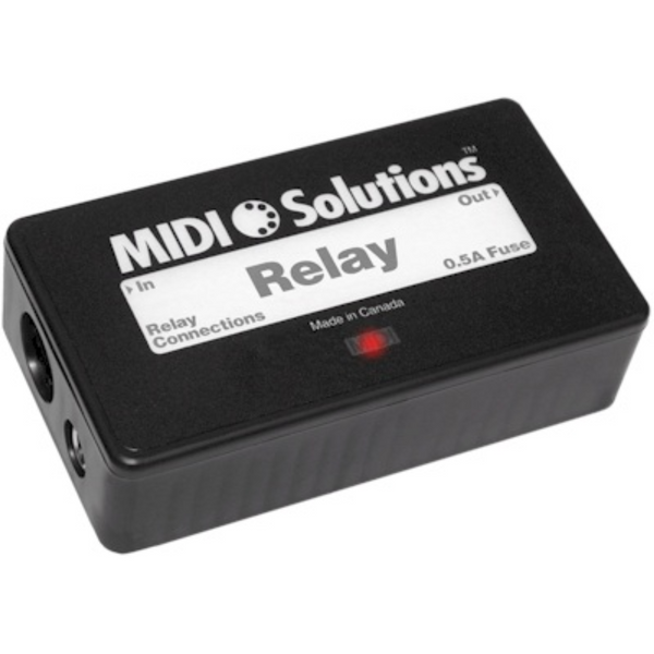 MIDI SOLUTIONS RELAY MIDI-CONTROLLED RELAY SWITCH