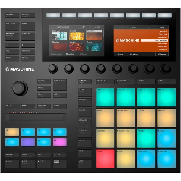 Native Instruments Maschine Mk3 Drum Controller, Black