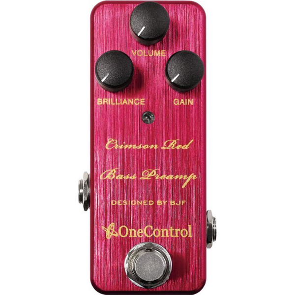 ONE CONTROL OCCRBP CRIMSON RED BASS PREAMP