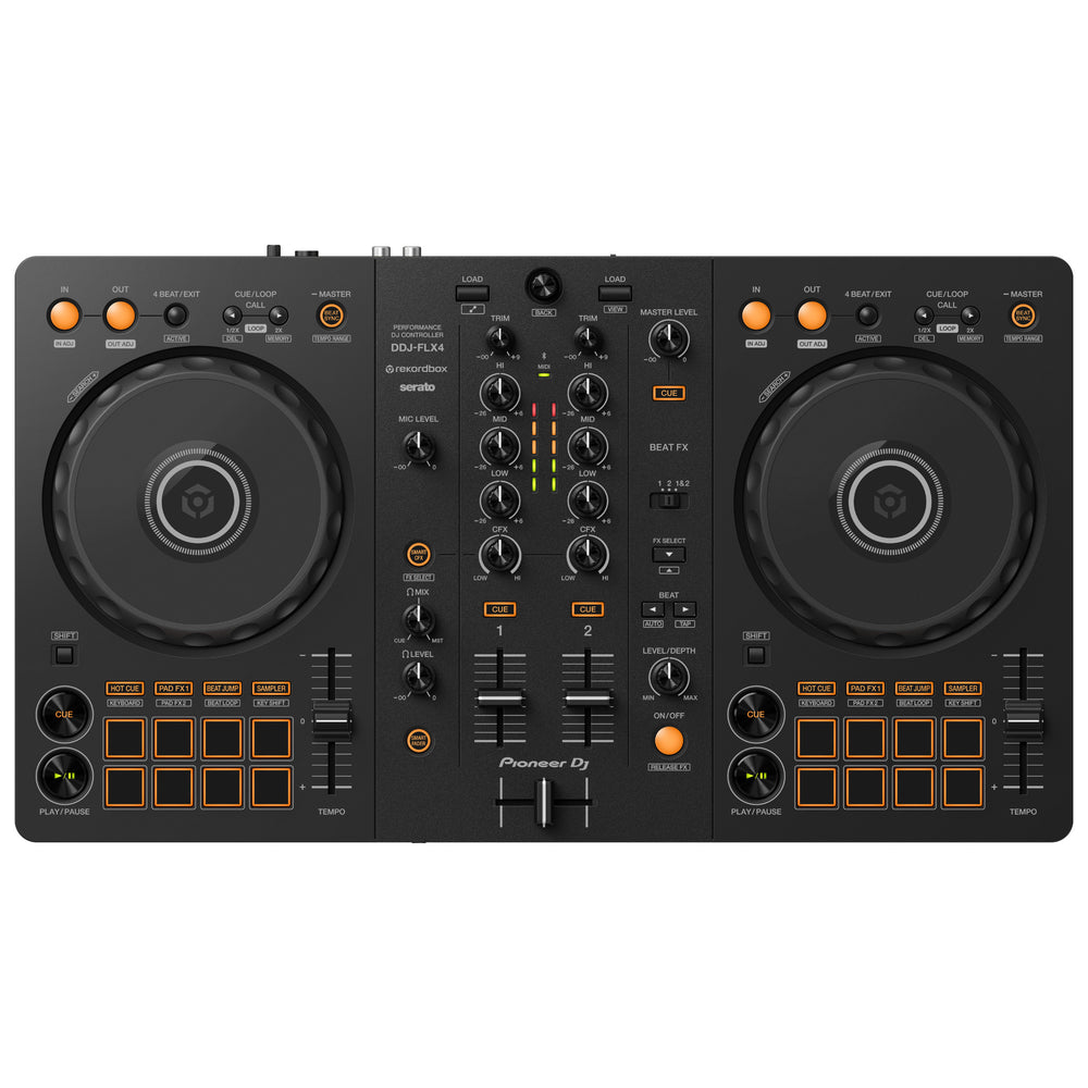 Pioneer DJ DDJ-FLX4 2-Channel DJ Controller for Rekordbox and Serato DJ  Lite