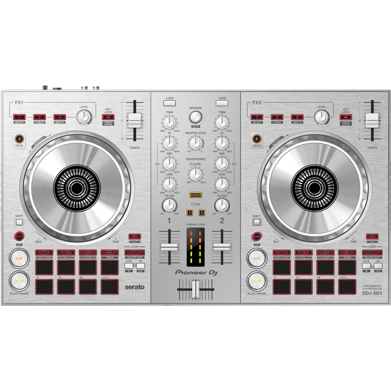 2-/4-deck Digital DJ Controller for Serato DJ with Onboard Audio Interface, Built-in Filtering, and Serato DJ Lite Software