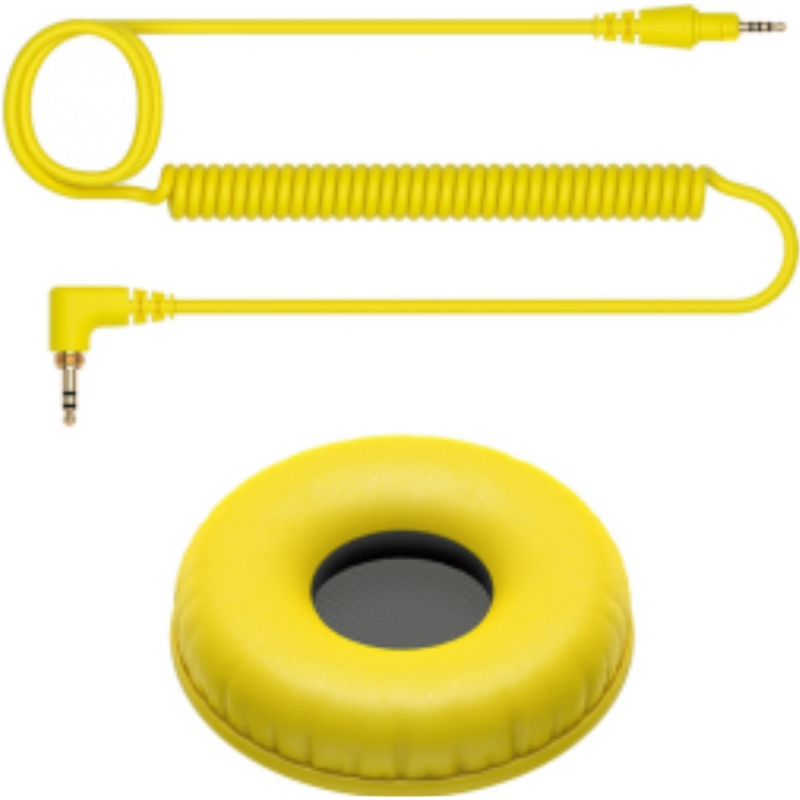 Pioneer DJ YELLOW Ear PadS & Cord