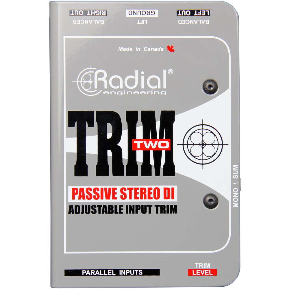 RADIAL TRIM-TWO PASSIVE DI for AV w/ LEVEL CONTROL