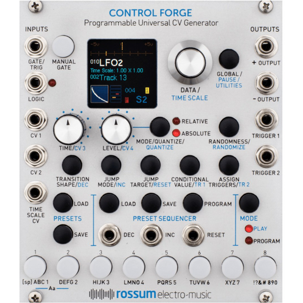 ROSSUM ELECTRO-MUSIC CONTROL FORGE