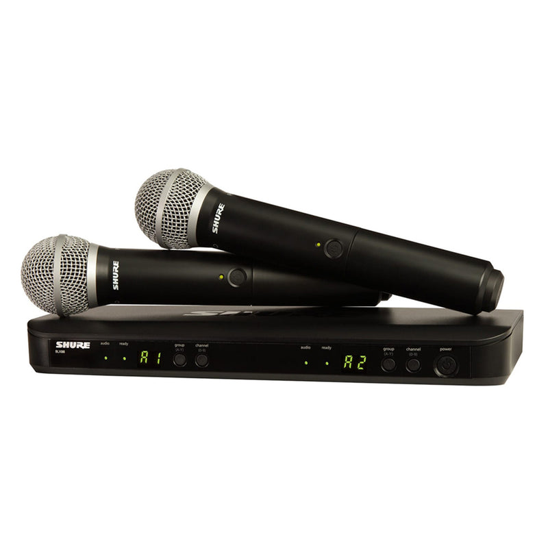 Shure BLX288/SM58-H10 Wireless Vocal System With Two SM58
