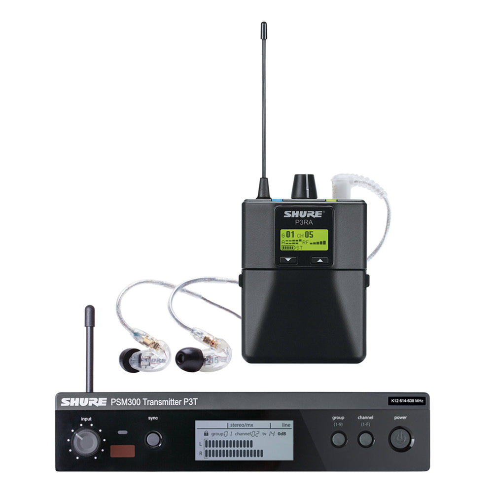 Shure P3TRA215CL-G20 Wireless Personal Monitor System Set